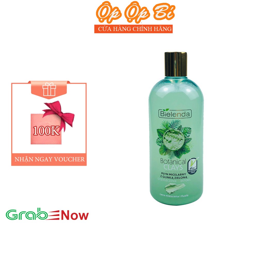 Tẩy Trang Thuần Chay Chiết Xuất Từ Đất Sét Dành Cho Da Hỗ Hợp, Da Dầu, Thải Độc, Giữ Ẩm - Bielenda Botanical Clays 500ml
