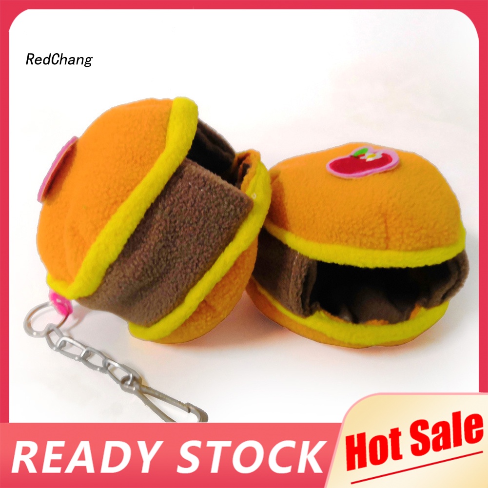 Tổ Ngủ Giữ Ấm Hình Hamburger Cho Hamster / Sóc / Chim Vẹt