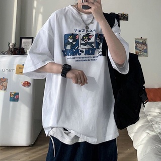 Áo thun from rộng tay lỡ Unisex - Mèo Tom