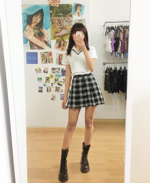 DALLA Áo gile ba lỗ croptop màu trắng - đen - đỏ DALLA SAIGON | BigBuy360 - bigbuy360.vn