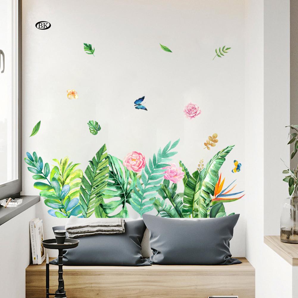 Giấy Dán Tường Họa Tiết Hoa Và Bướm Trang Trí Nội Thất