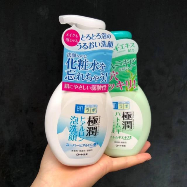Sữa rửa mặt hada labo bọt của nhật