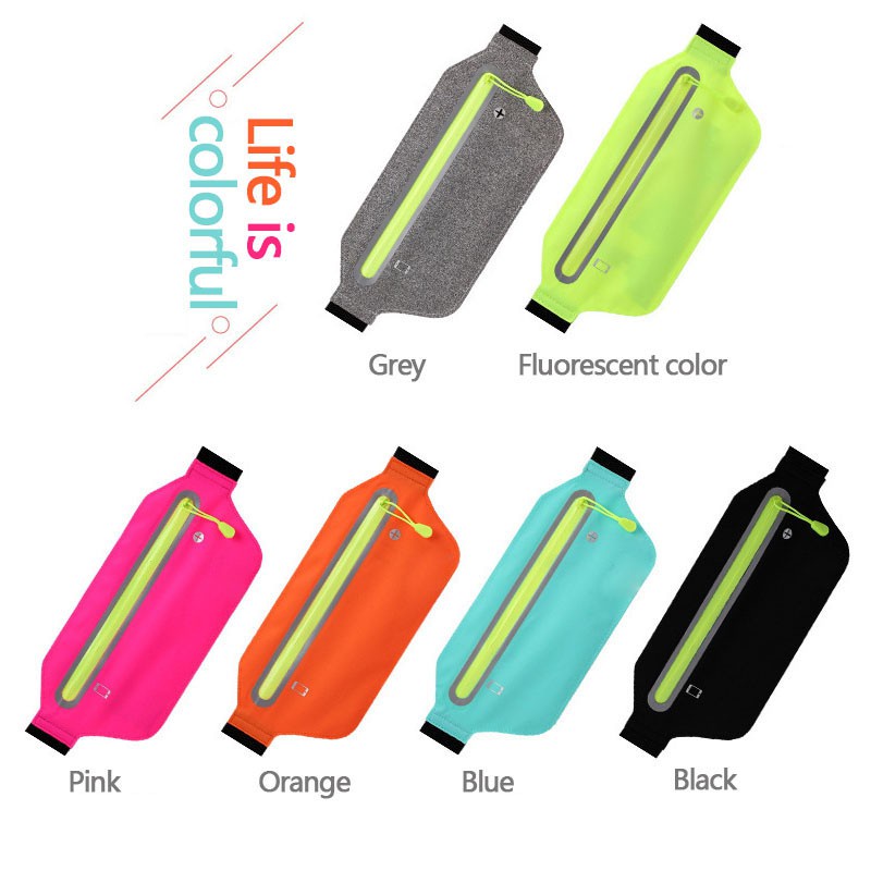 Trainbo Túi Đeo Hông Thể Thao Chống Thấm Nước Có Lỗ Tai Nghe Phản Quang Cho Nam Và Nữ Túi Thể Thao