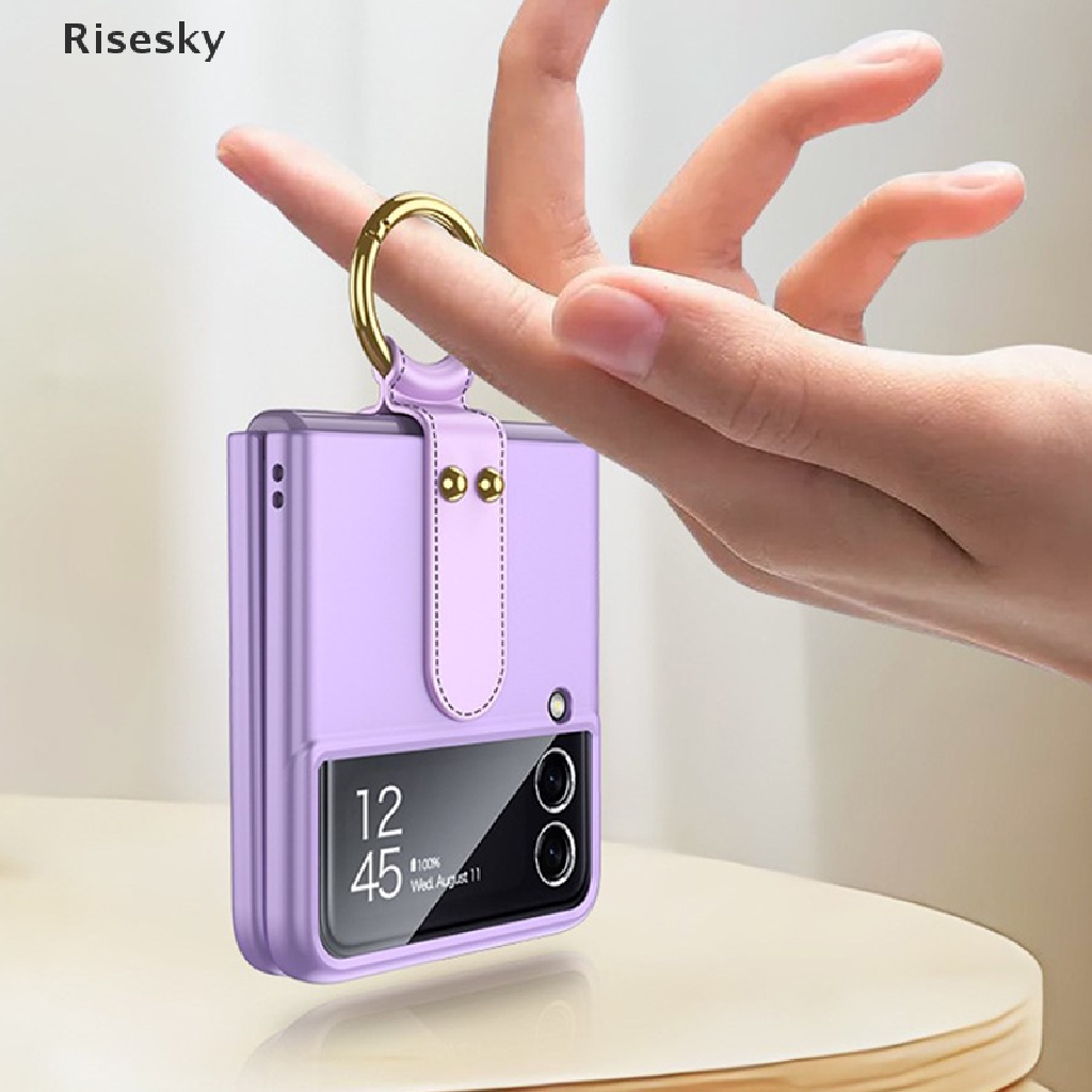 Ốp Điện Thoại Có Giá Đỡ Dạng Vòng Tròn Cho Samsung Galaxy Z Flip