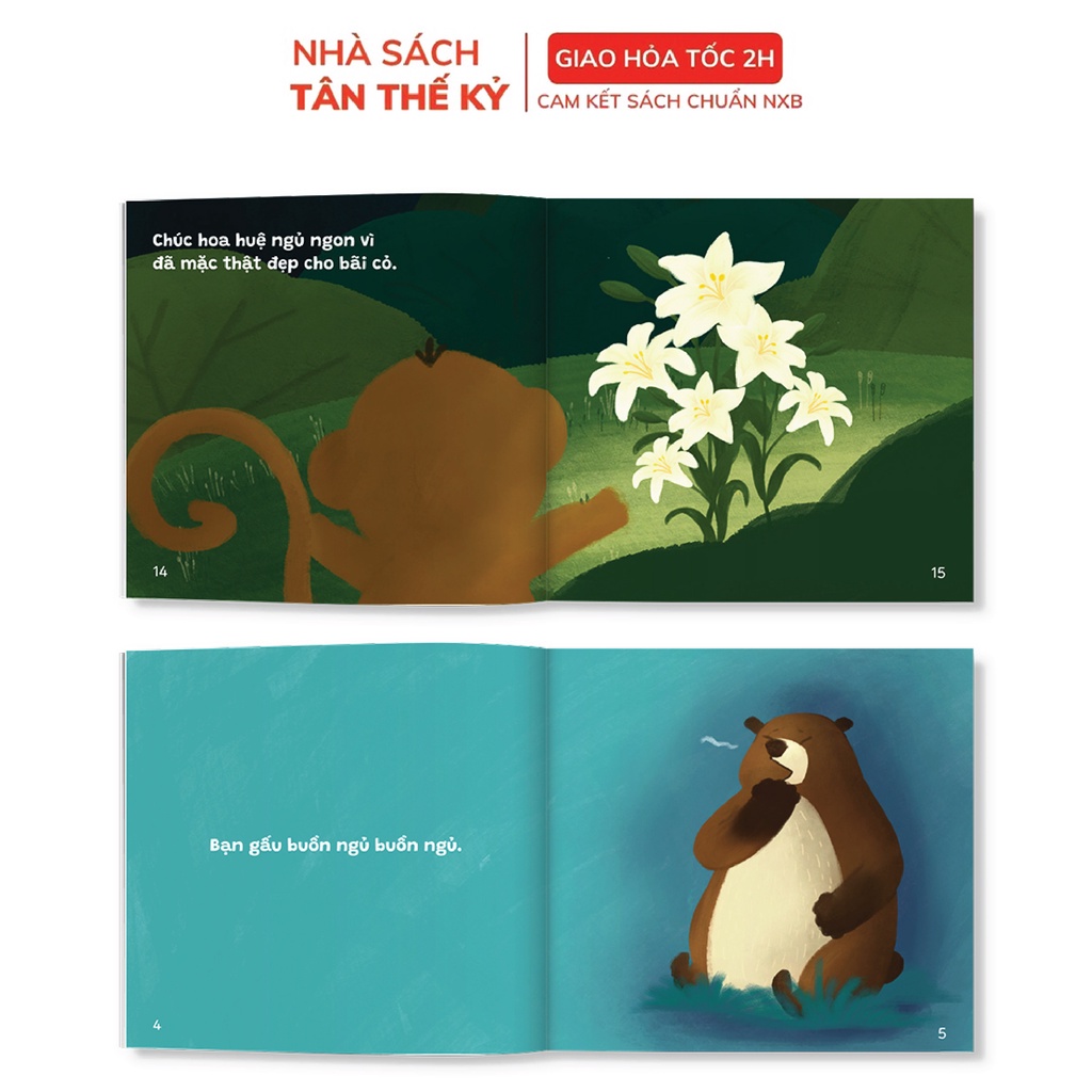 Sách Ehon - Buồn ngủ ơi là buồn ngủ - Ehon Nhật Bản dành cho trẻ từ 0 - 4 tuổi ( Bộ 3 cuốn )