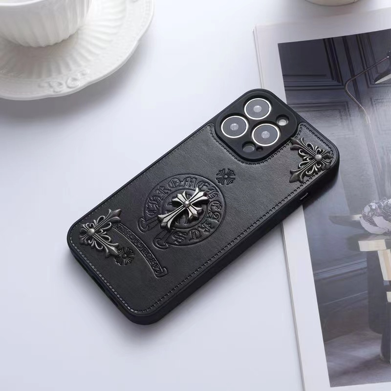 Ốp Điện Thoại Cứng Họa Tiết Chrome Hearts Cho iphone 13 pro Max 12 pro Max 11 X 6 6sp 7 8 plus XR Xs Max
