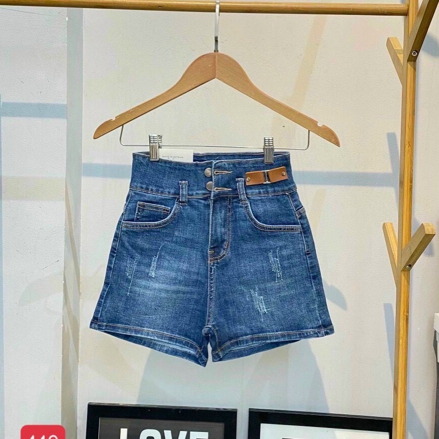 Quần Short Jean Nữ lưng cao Muradfashion, Quần Đùi Nữ cao cấp mẫu mới hot trend 2021 QSJNU440-5200