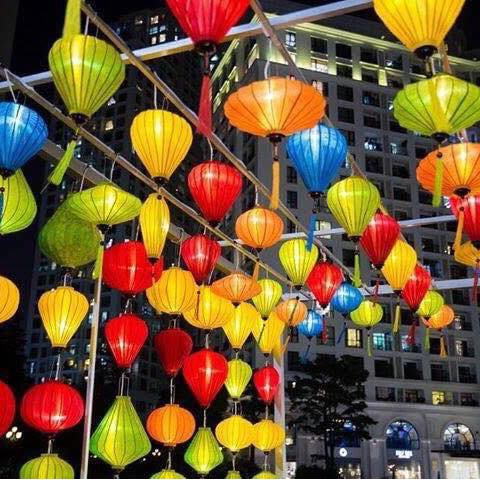 Xưởng lồng đèn Hội An kim ngân 2