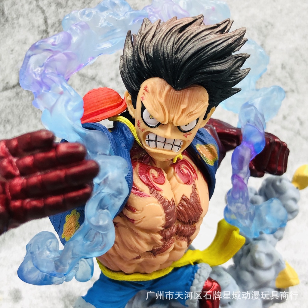 (16cm) Mô hình Luffy Gear 4 Chibi cực đẹp - Mô hình OnePiece