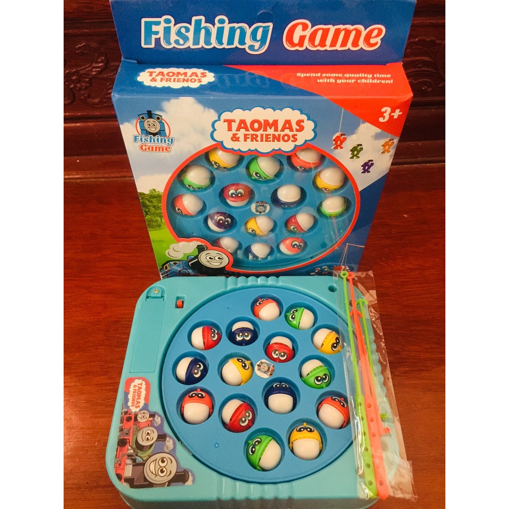 Bộ Đồ Chơi Câu Cá 2 Cần Fishing Game Đa Sắc Màu - Kèm 15 Con Cá Cho Bé
