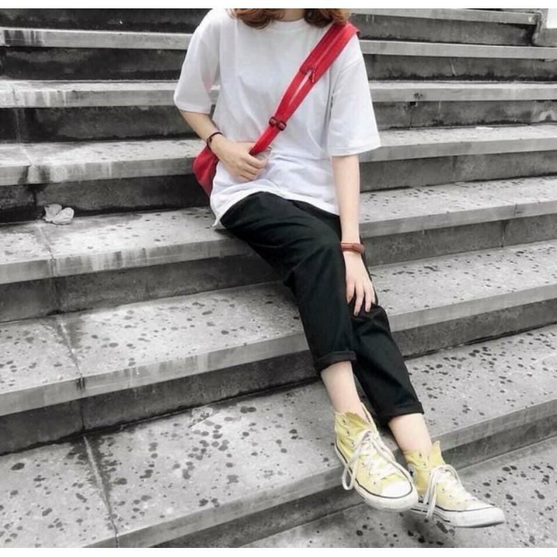 [RẺ VÔ ĐỊCH] Quần Baggy Kaki Ống Suông Unisex