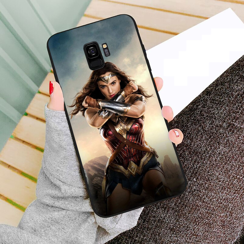 Dc Ốp Điện Thoại Silicon Tpu Mềm Đen Hình Wonder Woman Cho Samsung Galaxy S20 S20 Plus S20 Lite S20 Ultra S20 Fe