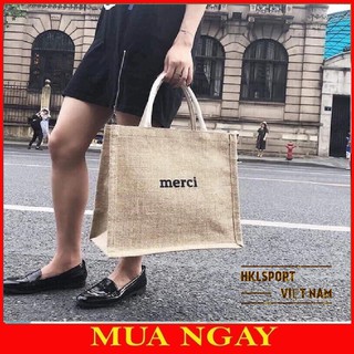 Túi Cói Merci Phong Cách Vintage Siêu Hót Túi Du Lịch Túi Đi Biển Túi Đi Chơi Túi Để Đồ Túi Thủ Công