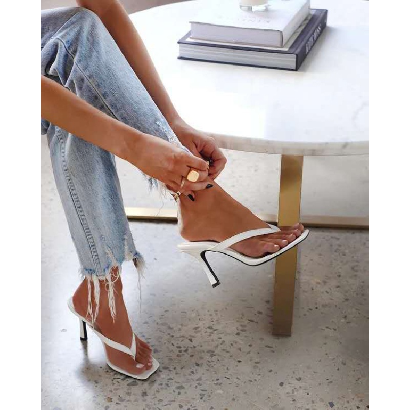 Giày Sandal Cao Gót Phong Cách Âu Mỹ Thời Trang Mùa Hè Mới Dành Cho Nữ 2021