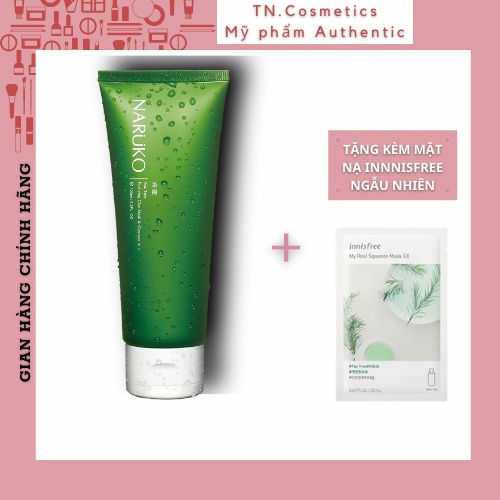 Sữa rửa mặt Naruko Tea Tree Purifying Clay Mask and Cleanser 120g SRM1499