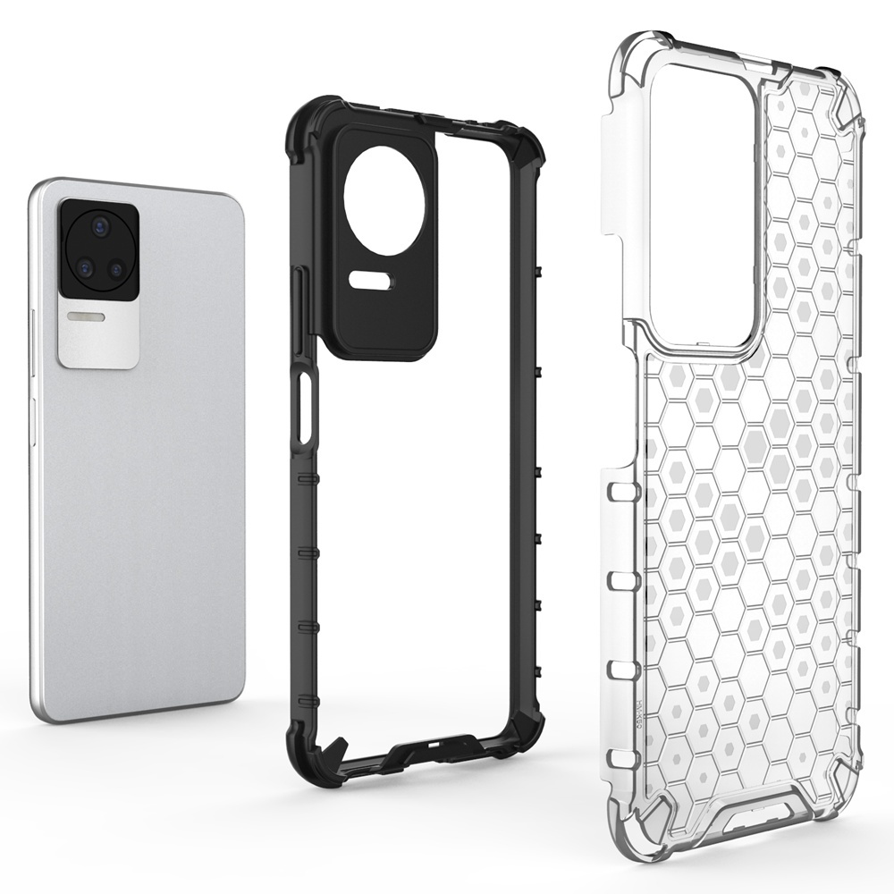 Ốp Điện Thoại PC Cứng Viền TPU Dẻo Trong Suốt Kiểu Giáp Chống Sốc Cho Xiaomi Redmi K40S Xiomi RedmiK40S