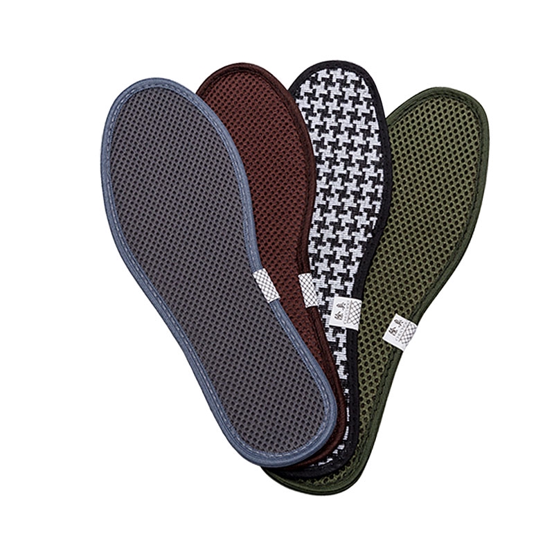 Set 3 Cặp Miếng Lót Giày Bằng Vải Lanh Than Tre Khử Mùi Cho Nam | BigBuy360 - bigbuy360.vn