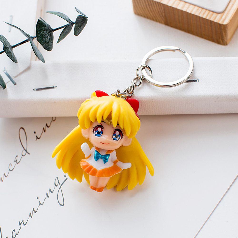 DARNELL Sailor Moon Móc Khóa Hình Thủy Thủ Mặt Trăng Xinh Xắn