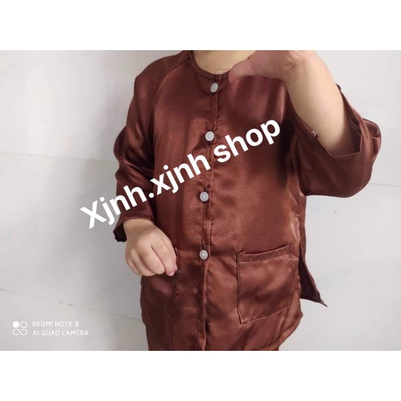 Bộ quần áo bà ba trẻ em bé trai bé gái