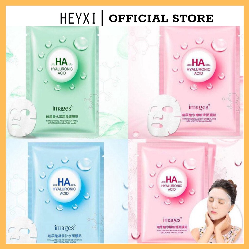 BIOAQUA Mặt nạ HA 3 màu Hồng BMNHA1