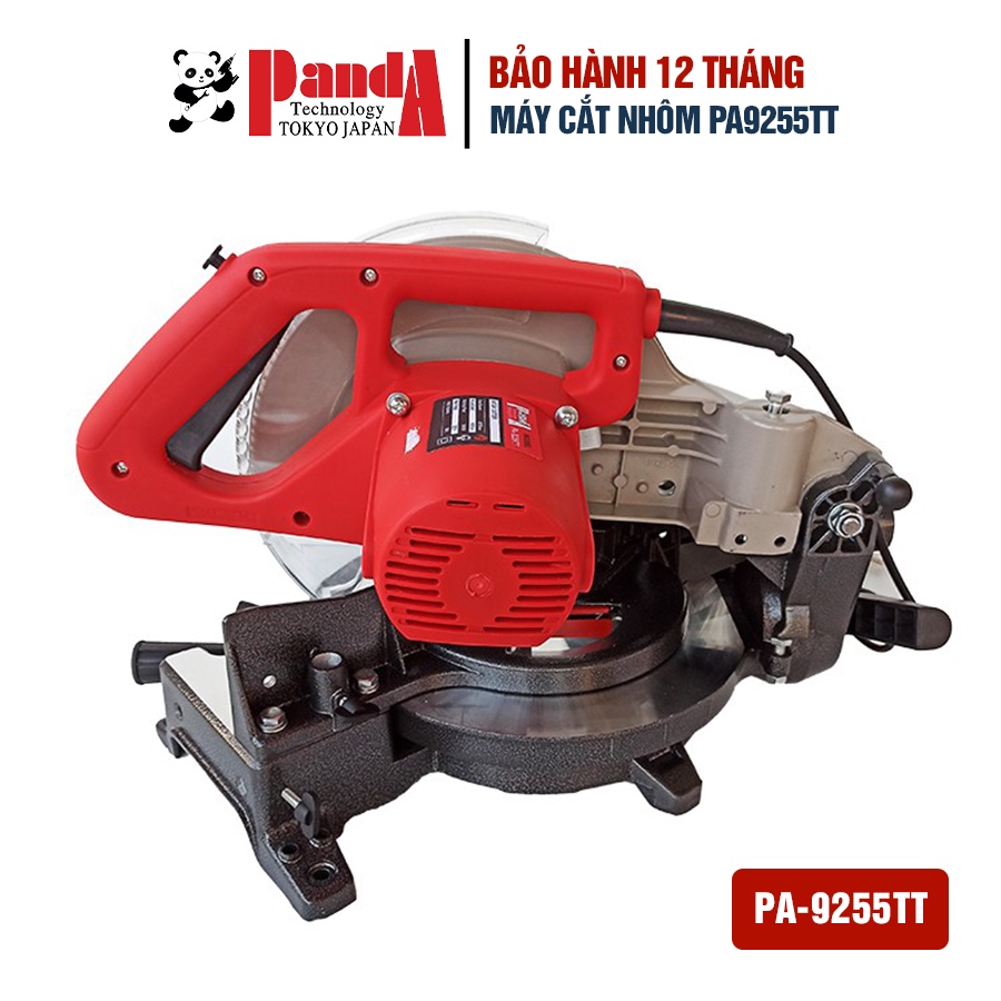 Máy cắt nhôm Panda PA9255TT, Motor trực tiếp, 1900W, Lưỡi 255mm, Máy cắt góc đa năng