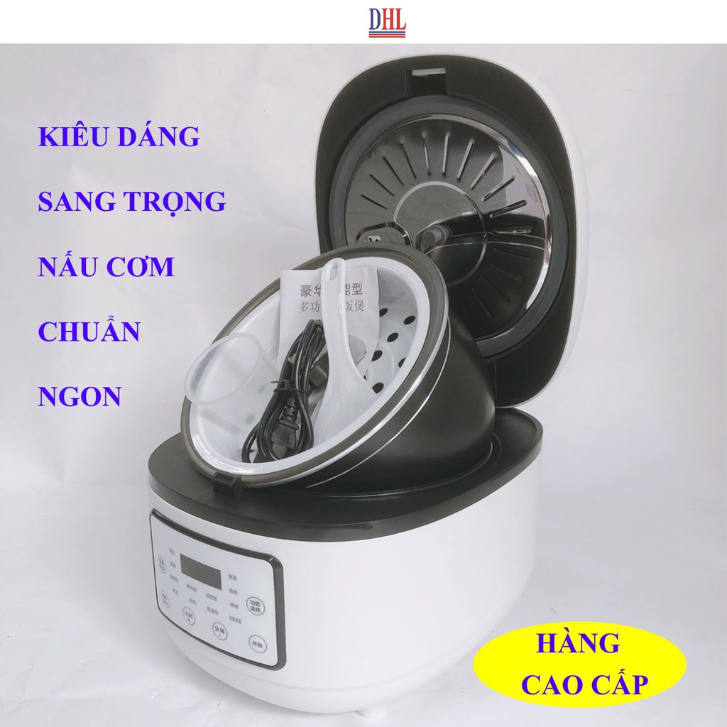 [Mã 254ELSALE giảm 7% đơn 300K] Nồi cơm điện tử đa năng chính hãng XIKFECD 5l, hàng nội địa trung quốc