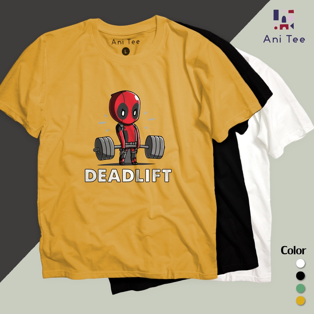 [UNISEX] ÁO THUN COTTON HOẠT HỌA DEADPOOLIFT