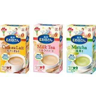 Sữa bầu Morinaga EOkasan chính hãng Nhật Bản vị matcha, trà sữa, cafe hộp 12 gói - The Caring Cube