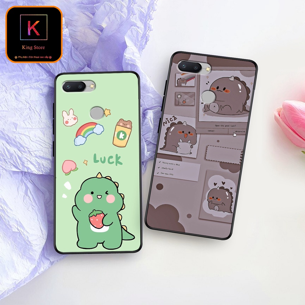 Ốp lưng Xiaomi Redmi 6 - Redmi 6A - Redmi 6X - Redmi 6 Pro - Ốp in hình khủng long,dinosaur dễ thương
