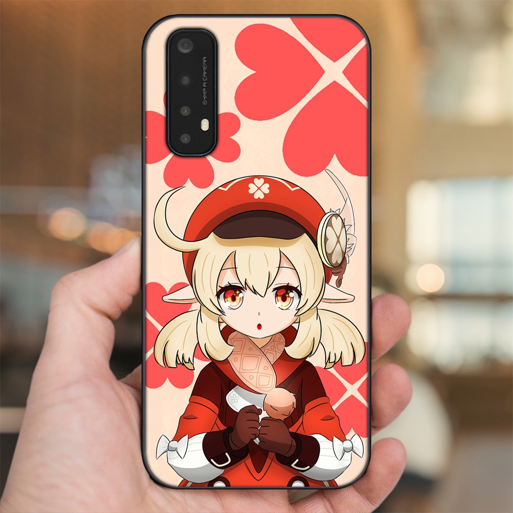 Ốp lưng Realme 7 viền đen in hình Klee Genshin Impact