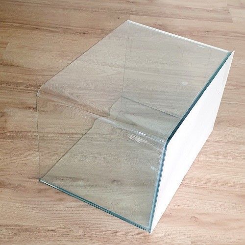 Bộ 2 Hồ Cá Acrylic Cubic Size 18 và 26 Kích Thước 18x13x15cm và 26x17x19cm Dày 4mm Bầu 2 Cạnh Bìa