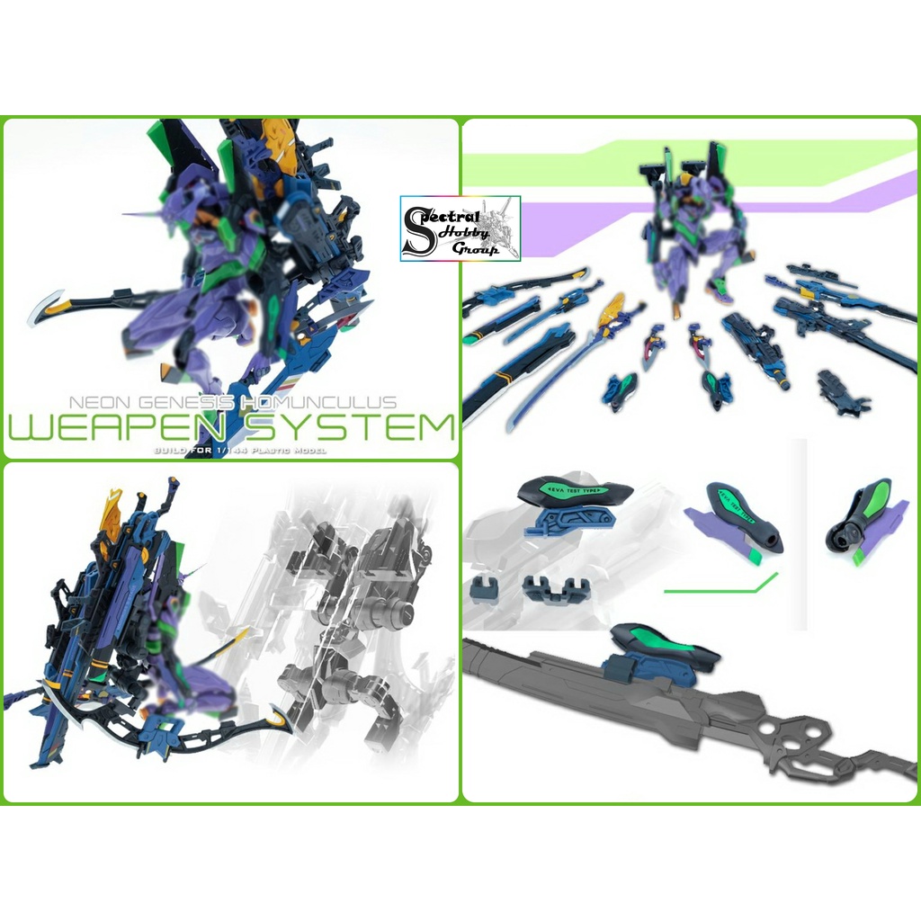 Phụ kiện mô hình lắp ráp Balo vũ khí đa năng cho EVA Evangelion Neon Genesis Homuculus Weapon system