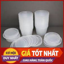 COMBO 10 CỐC NHỰA LÀM CARAMEN LOẠI LỚN