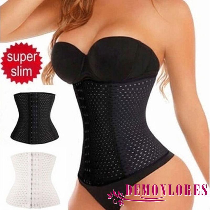 DEMQ-Women Corset, Waist Trainer Cincher Body Shaper, Slimmer Triple Breasted Corset, Postpartum/Daily Wear Tummy