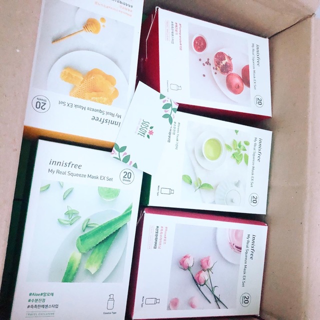 Mặt Nạ Dưỡng Da Innisfree My Real Squeeze EX Hàn Quốc | BigBuy360 - bigbuy360.vn