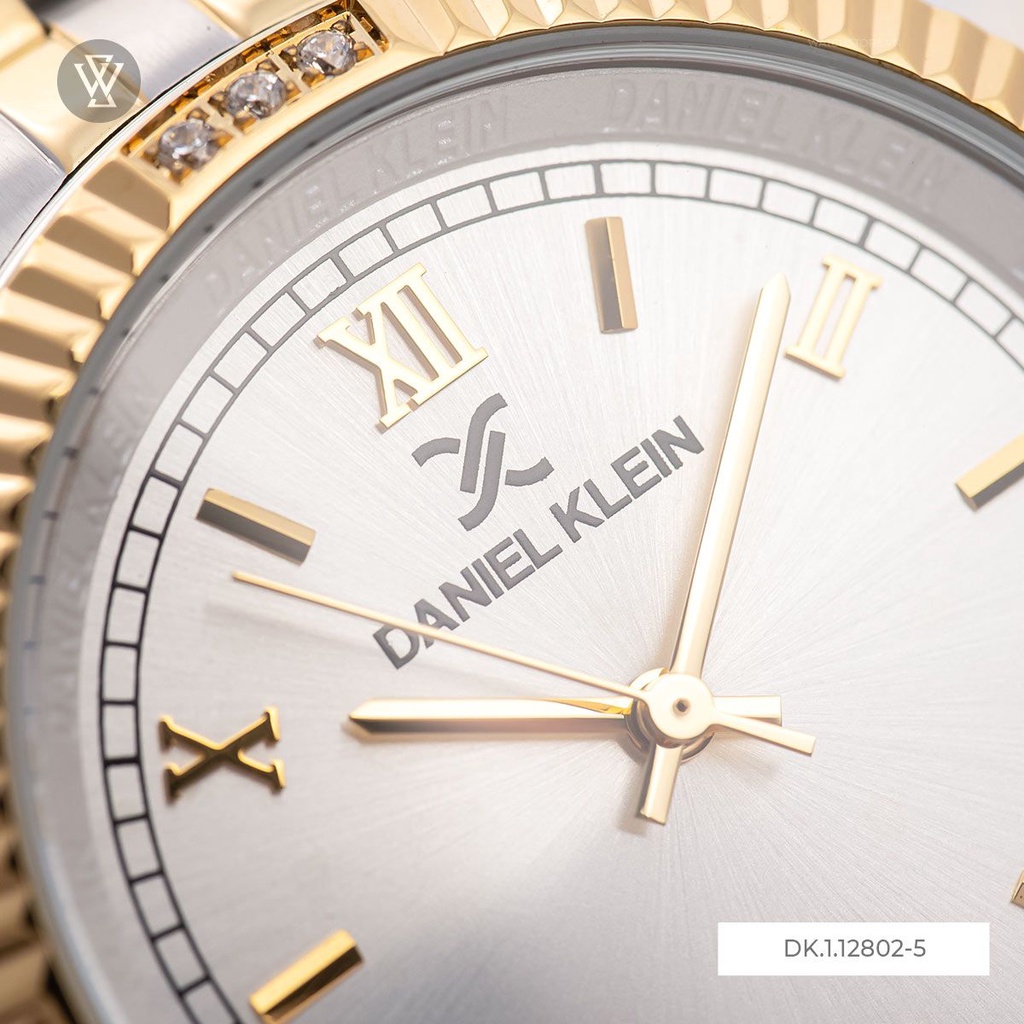 Đồng Hồ Quartz Nữ Daniel Klein WATCHSTORE DK.1.12802-5 Mặt Kính Khoáng 35mm, Dây Kim Loại, Vỏ Thép Không Gỉ