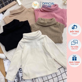 Áo len cổ lọ chất len tăm mềm mại cho bé