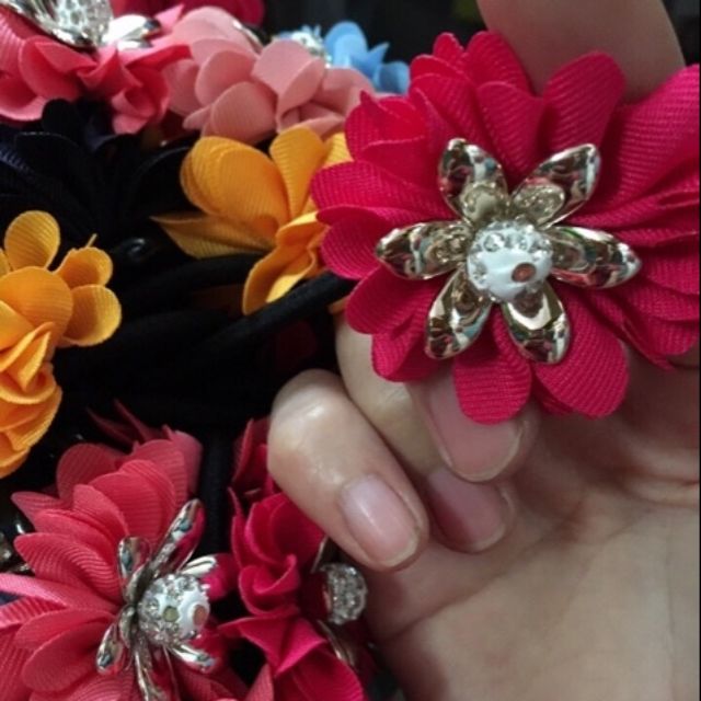 10k/2 buộc tóc chun hoa đá