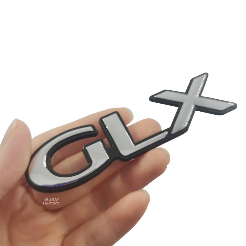 1 x ABS GLX Letter Car Auto Rear Biểu tượng Huy hiệu Nhãn dán Decal Thay thế GLX