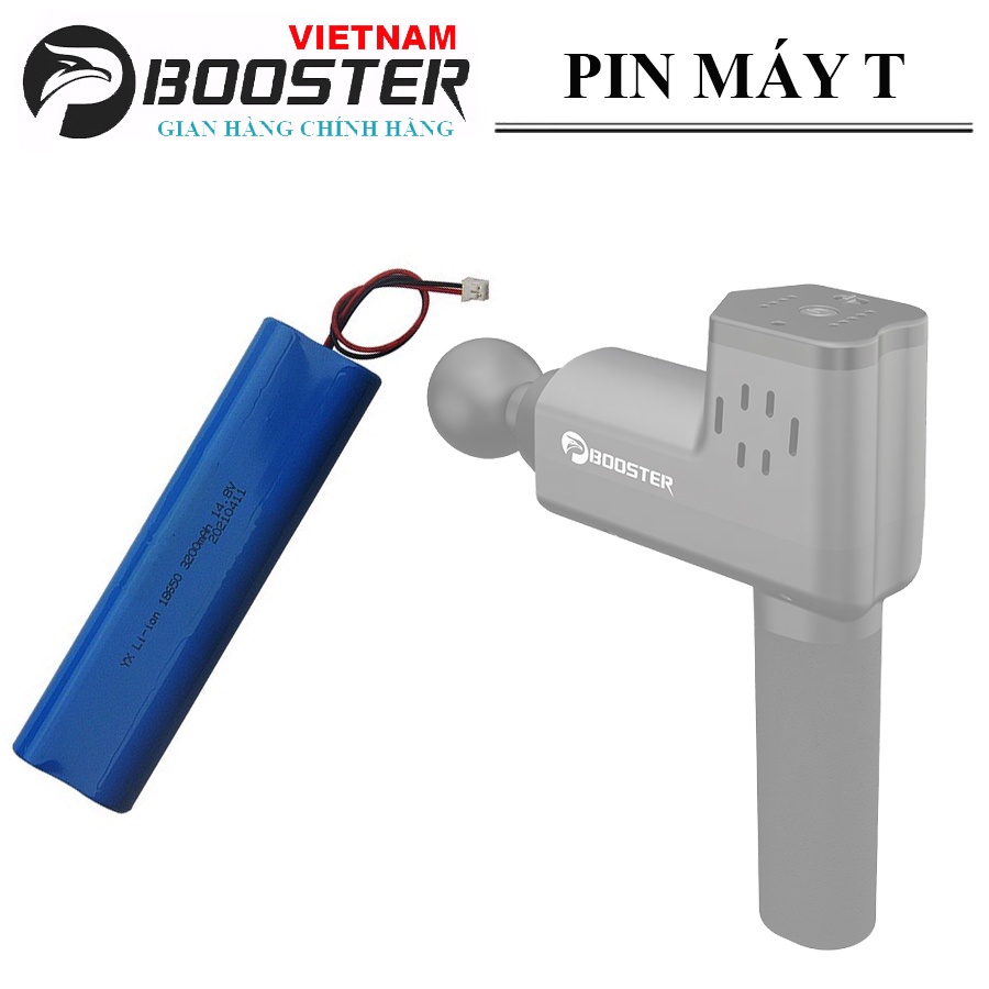 BOOSTER T - Pin Thay Thế Chính Hãng Dành Cho Máy Massage Cầm Tay Booster T 2500mAh - CHÍNH HÃNG