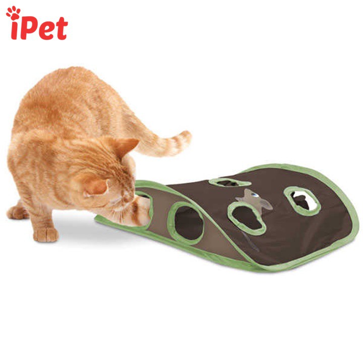 Đồ Chơi Cho Mèo Vờn Bắt Săn Chuột Dạng Hộp Vải - iPet Shop