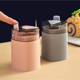 Hũ Đựng Tăm Có Nắp Bật Thông Minh H189