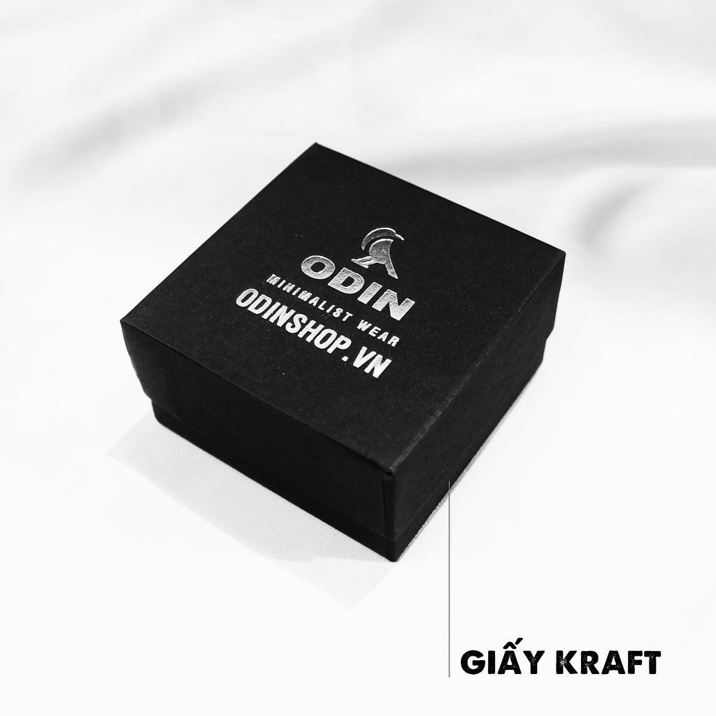 Set gói quà ODIN All Black : Túi giấy Kraft | Túi chống nước | Hộp giấy | Hộp da