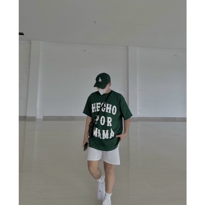 Áo thun hecho por mama hàng cao cấp in nổi