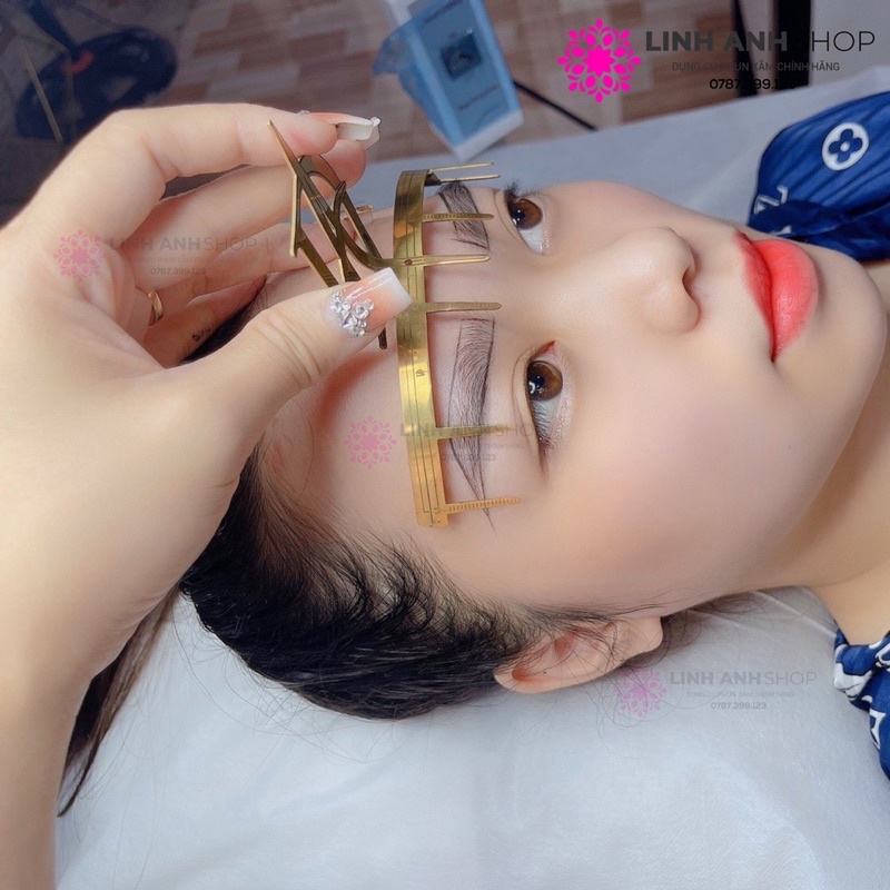 Thước DIỄM NGUYỄN Đo Vẽ Chân Mày Nhanh Chính Xác Phun Xăm