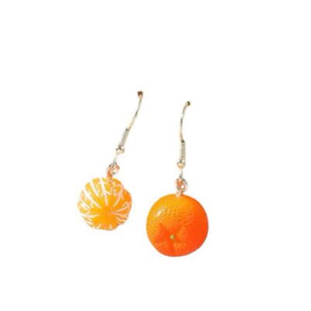 Bông Tai Dạng Móc Bằng Acrylic Màu Cam Thời Trang