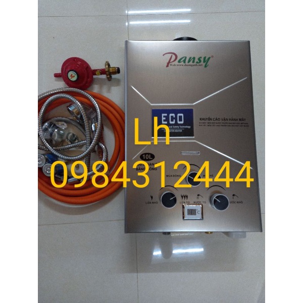 combo bình tắm nóng lạnh gas 10l