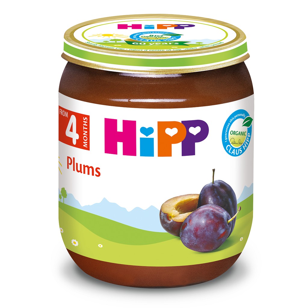 Thức ăn dinh dưỡng đóng lọ HiPP 125g mận tây