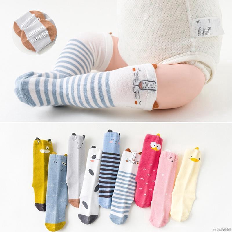 Tất dài qua gối họa tiết hoạt hình đáng yêu dành cho bé