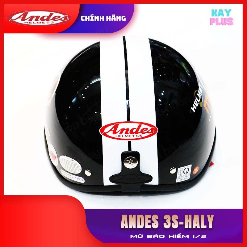 Mũ bảo hiểm 1/2 Andes-3s-Haly